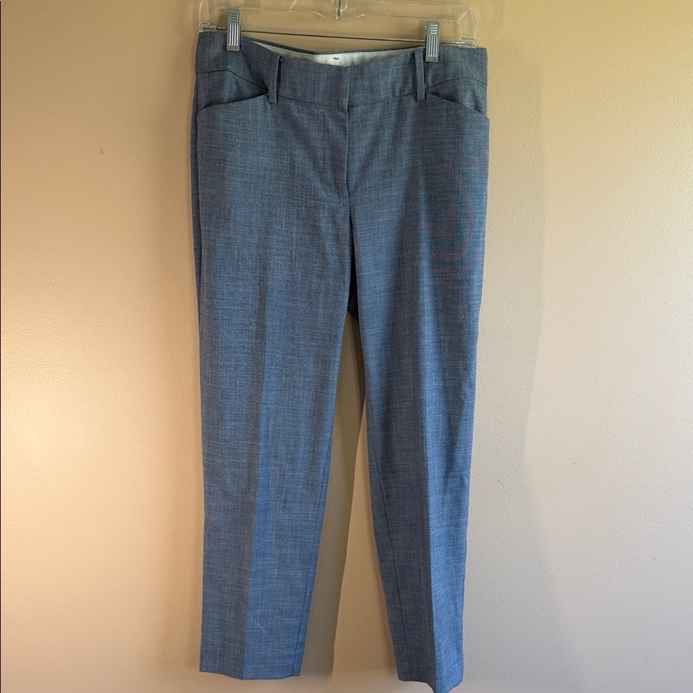 Talbots Navy and Light Blue Hampshire Ankle Pants